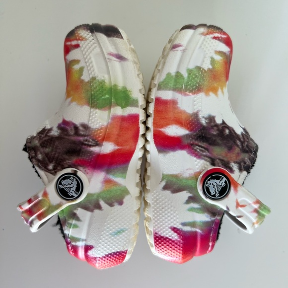 CROCS Toddler Fleece/Fur/Fuzzy lined shoes 5C - Picture 8 of 11